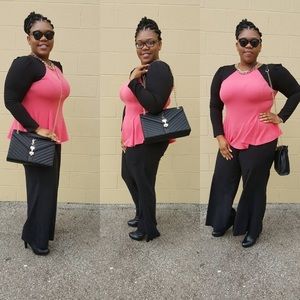 Long Sleeve Peplum Shirt